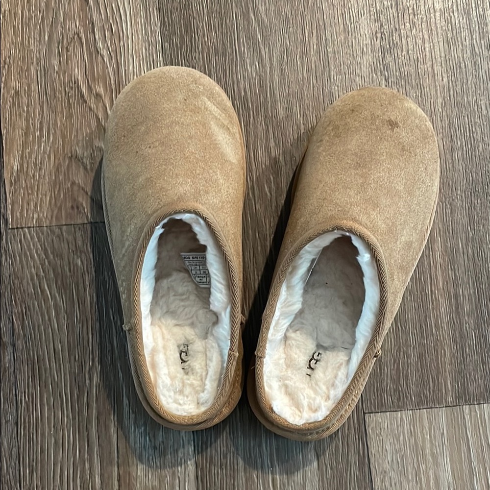 UGG Tan Suede Slippers